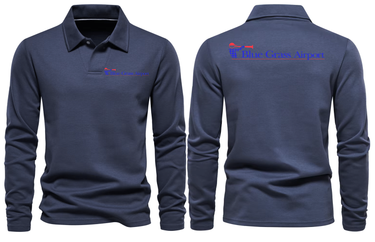 BLUE GRASS AIRPORT LONG SLEEVE POLO
